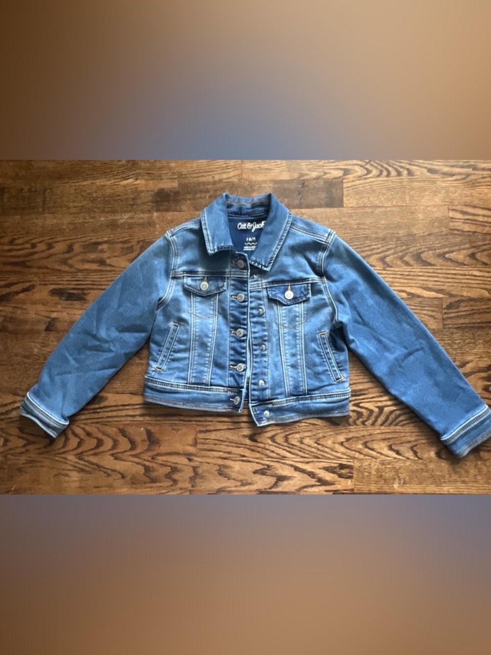 Cat & Jack Blue Denim Jean Jacket for Kids